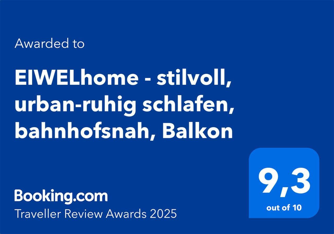 ארפורט Eiwelhome - Stilvoll, Urban-Ruhig Schlafen, Bahnhofsnah, Balkon מראה חיצוני תמונה